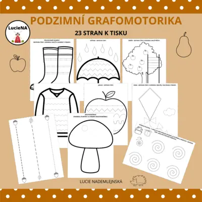 PODZIMNÍ GRAFOMOTORIKA