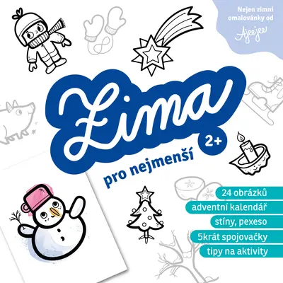 Zima - omalovánky a aktivity 