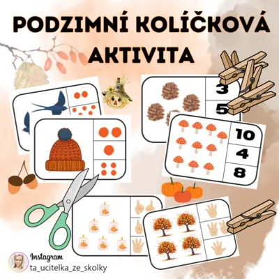 Podzim - kolíčková aktivita