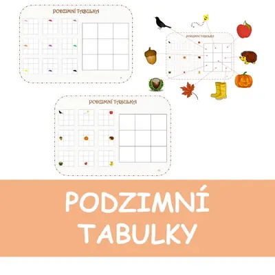 PODZIMNÍ TABULKY