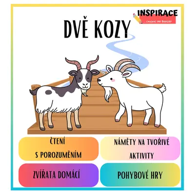 Příběh Dvě kozy 🐏🐐(soubor aktivit k tématu)