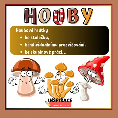 HOUBOVÉ aktivity 🍄