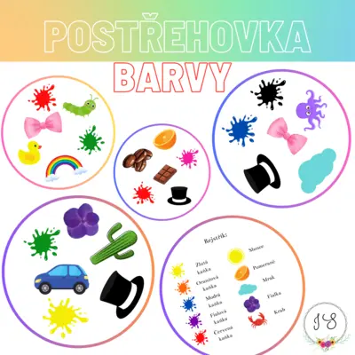 Postřehovka - barvy