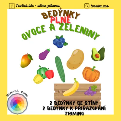 Bedýnky plné ovoce a zeleniny