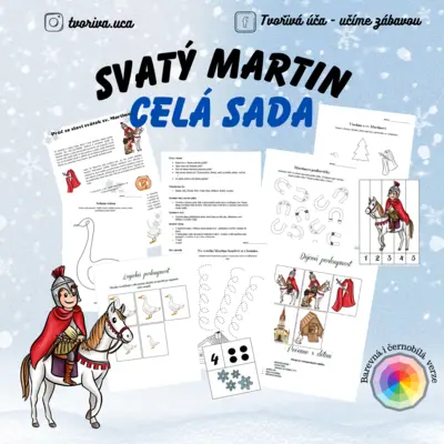 Svatý Martin - celá sada (Aktivity+ Pracovní listy)
