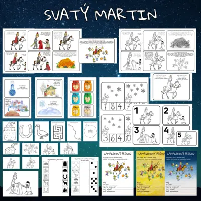 Svatý Martin - Obrázkový příběh a aktivity