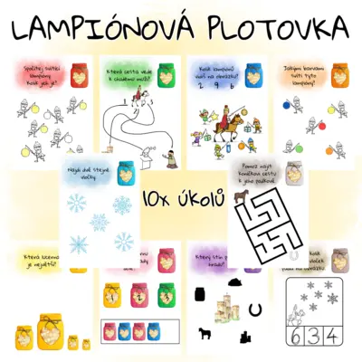 Lampiónová plotovka / úkoly k průvodu