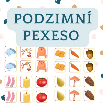 Podzimni pexeso