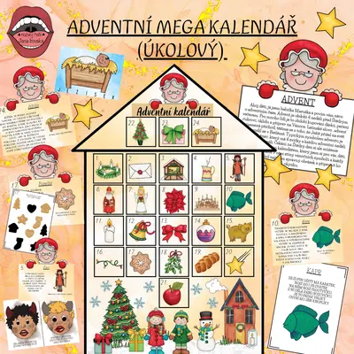 MEGA ADVENTNÍ KALENDÁŘ (ÚKOLOVÝ)
