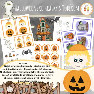 Halloweenské hrátky s Tobíkem a jeho kamarády