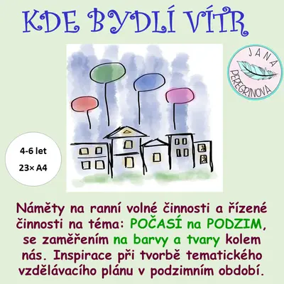 KDE BYDLÍ VÍTR- tematický blok PODZIMNÍ POČASÍ