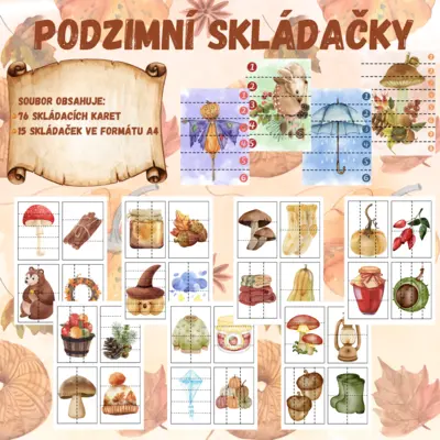 PODZIMNÍ SKLÁDAČKY