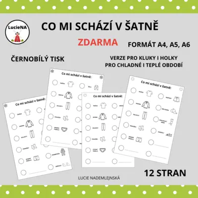 CO MI SCHÁZÍ V ŠATNĚ
