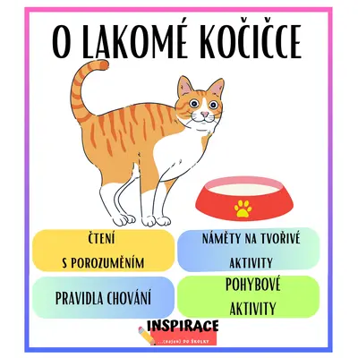 Příběh O LAKOMÉ KOČIČCE 🐱(soubor aktivit k tématu)