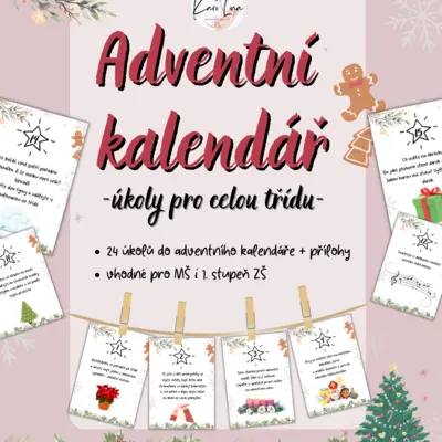 ADVENTNÍ KALENDÁŘ - ÚKOLY (pro celou třídu)