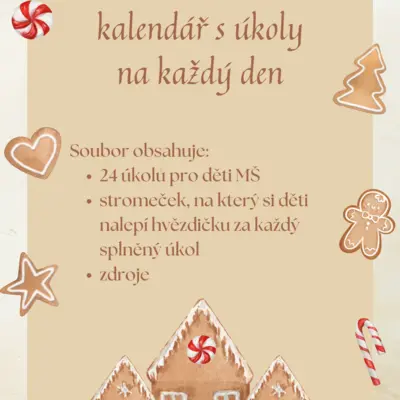 Adventní kalendář s úkoly
