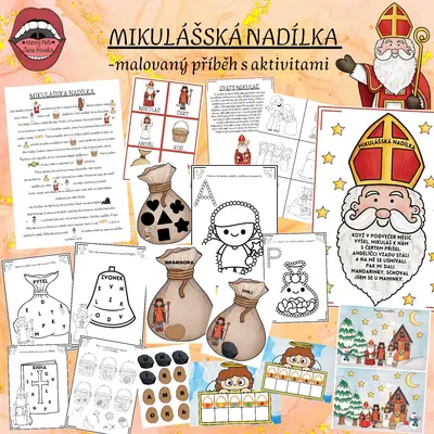 MIKULÁŠSKÁ NADÍLKA malovaný příběh s aktivitami