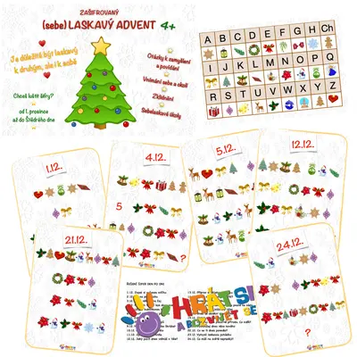 Sebelaskavý adventní kalendář 4+