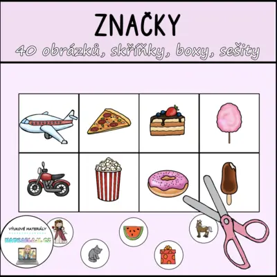 ZNAČKY - skříňky, boxy, sešity