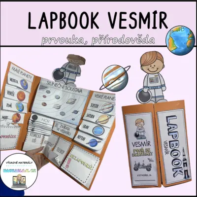 LAPBOOK - VESMÍR ☄️