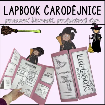LAPBOOK ČARODĚJNICE 