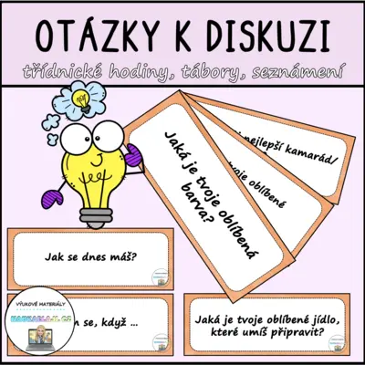 54 OTÁZEK K DISKUZI - barevná i černobílá verze ⚫️⚪️