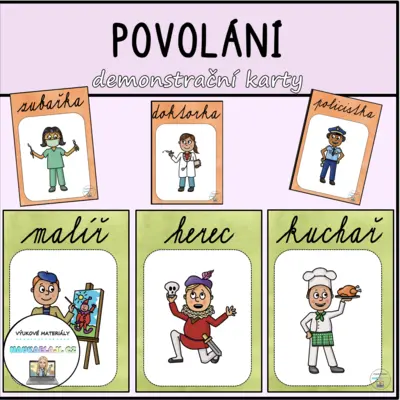 DEMONSTRAČNÍ OBRÁZKY - povolání