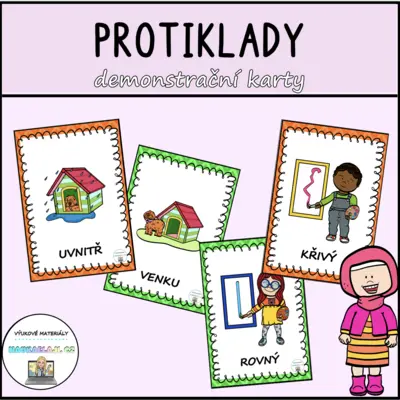TRÉNUJEME PROTIKLADY - BAREVNÁ VERZE  i ČERNOBÍLÁ VERZE ⚫️⚪️