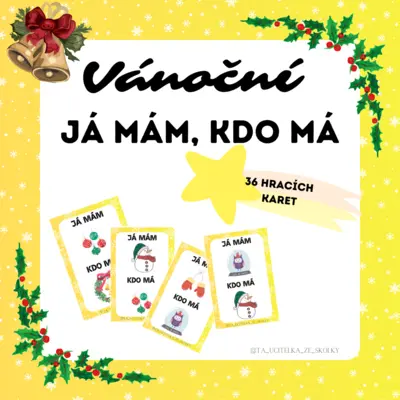 Vánoční JÁ MÁM, KDO MÁ 