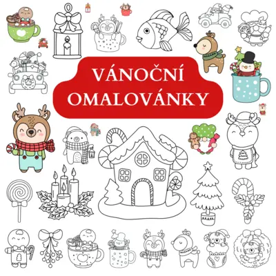 Vánoční omalovánky