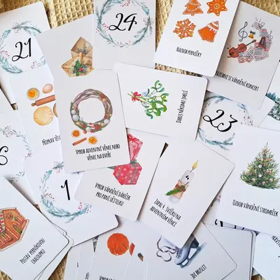 ZÁŽITKOVÝ ADVENTNÍ KALENDÁŘ - 48 karet