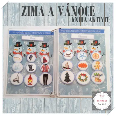 kniha aktivit ZIMA A VÁNOCE