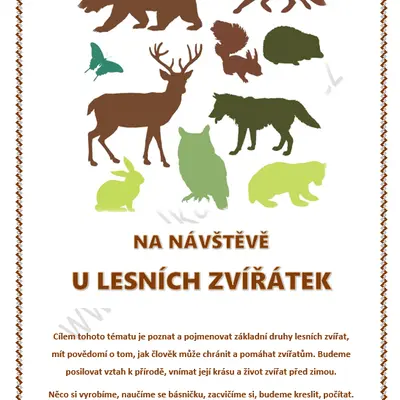 NA NÁVŠTĚVĚ U LESNÍCH ZVÍŘÁTEK