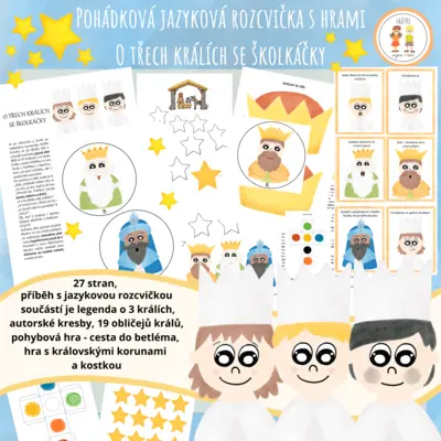 O 3 králích se školkáčky - pohádková jazyková rozcvička s hrami
