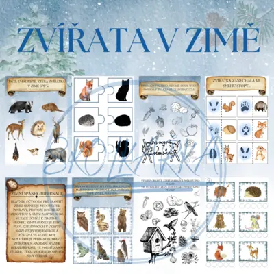 ZVÍŘATA V ZIMĚ