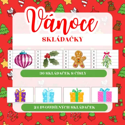 VÁNOCE - skládačky