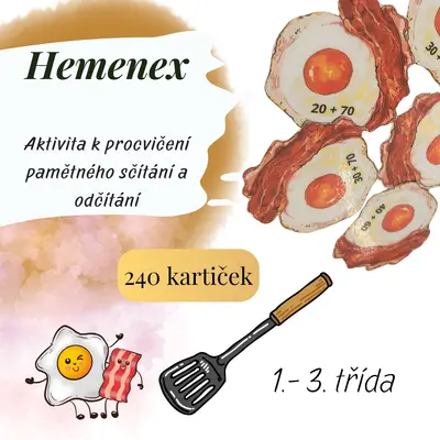 Hemenex - "obracečka", sčítání, odčítání