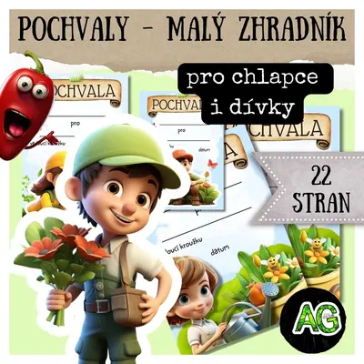 Pochvaly malý zahradníček