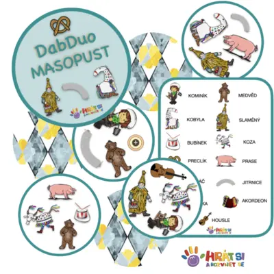 DabDuo pro mrňousky -Masopust (postřehovka)