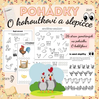 POHÁDKY - O kohoutkovi a slepičce