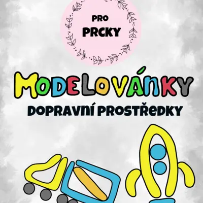 Modelovánky - Dopravní prostředky (modelovací podložky)