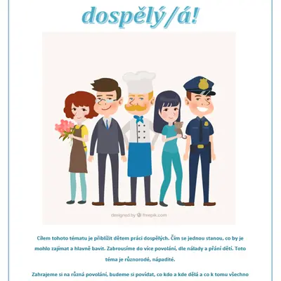 Taky budu dospělý/á!