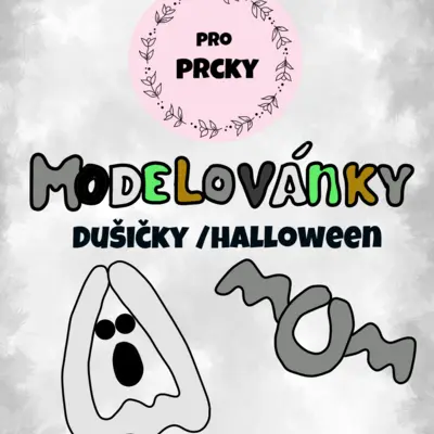 Modelovánky - Dušičky / halloween (modelovací podložky)