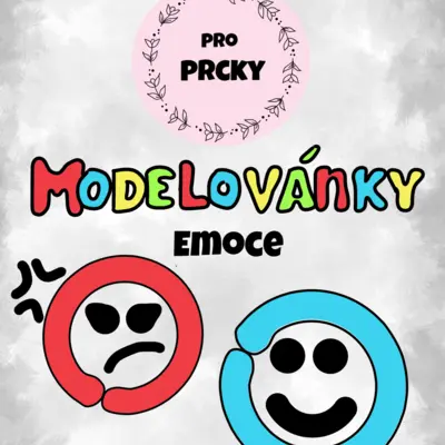 Modelovánky - Emoce (modelovací podložky)