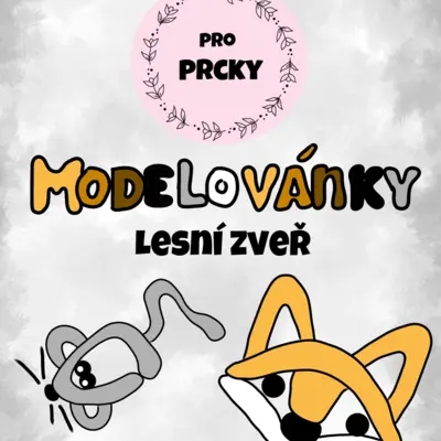 Modelovánky - Lesní zvířata (modelovací podložky)