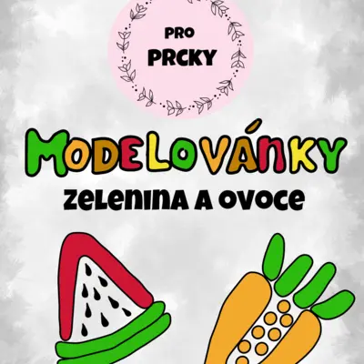 Modelovánky - Ovoce a zelenina (modelovací podložky)