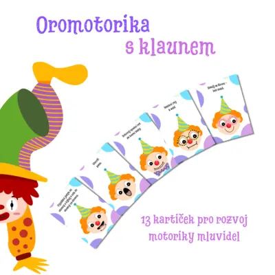 Oromotorika s klaunem