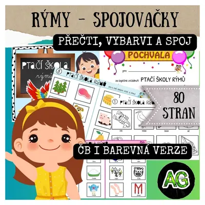 RÝMOVÁNÍ - SPOJOVÁNÍ RÝMŮ, PŘEČTI - SPOJ - VYBARVI