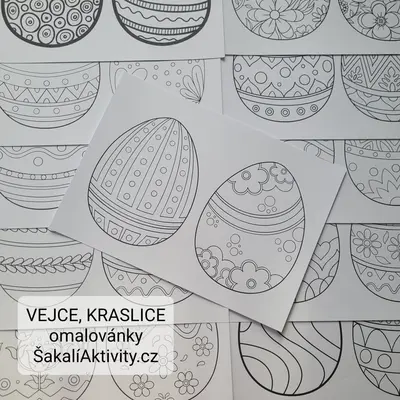 VEJCE, KRASLICE - omalovánky