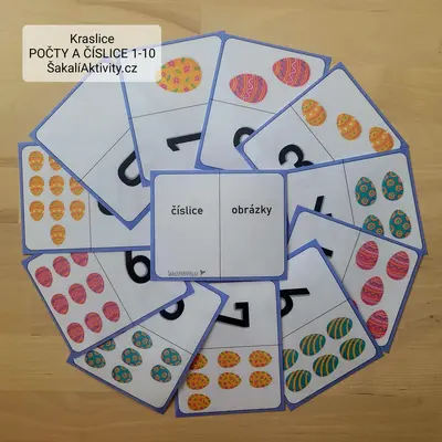 KRASLICE - počty, číslice 1-10